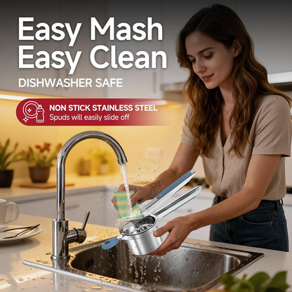 Potato Ricer for Mashed Potatoes-Stainless Steel 15oz