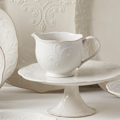 Lenox French Perle Chip and Dip Tray, White -