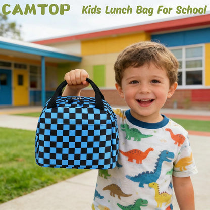CAMTOP kids lunch bag Cute Insulated lunch box for Boys & Girls Leakproof loncheras for school
