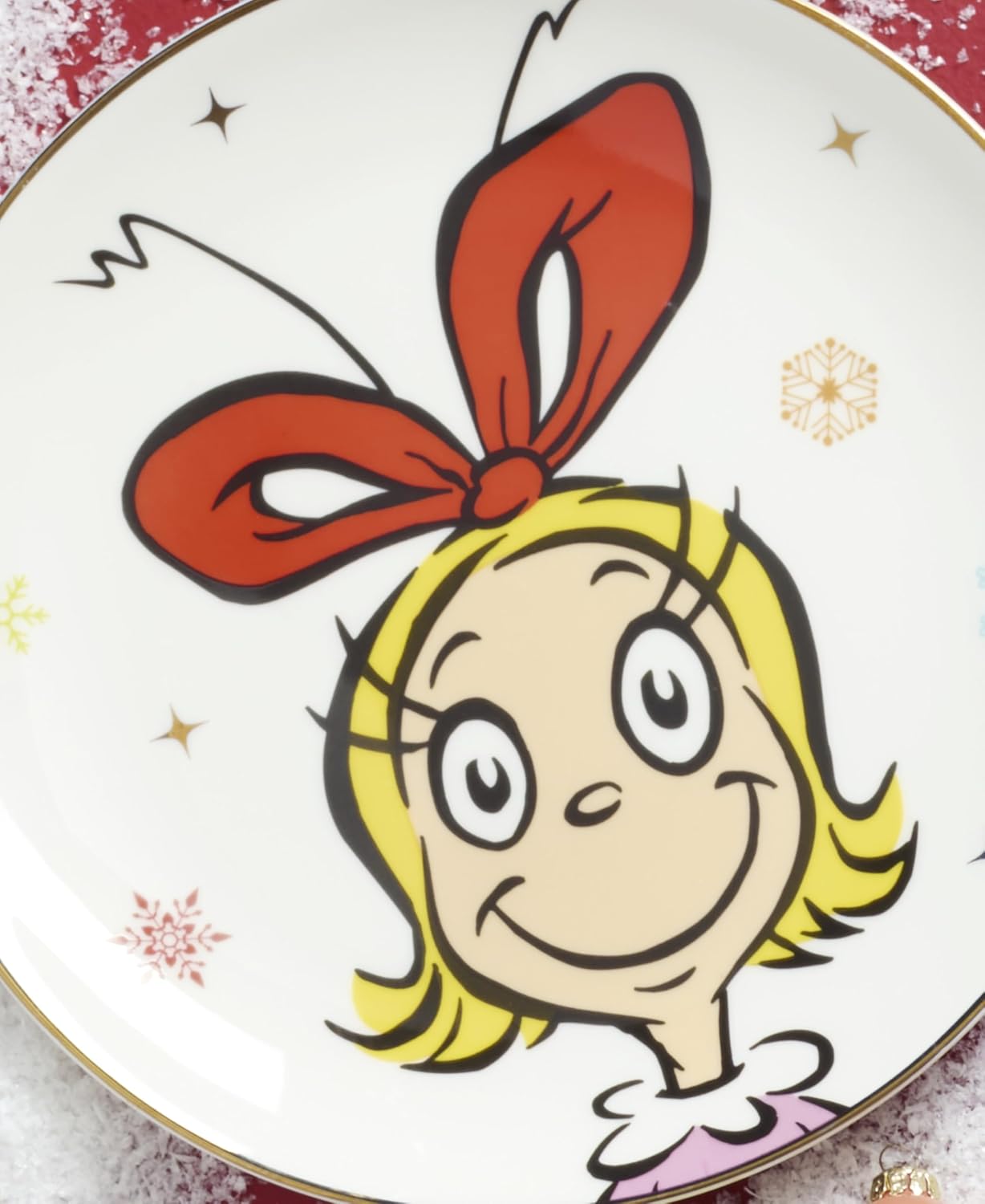 Lenox 898096 Merry Grinchmas Chip & Dip Bowl, Christmas Dishes, Festive Holiday Serveware