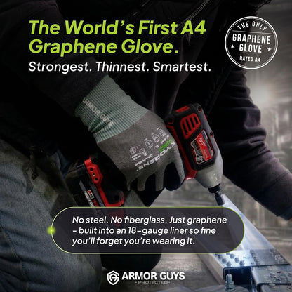 Armor Guys 00-840 Cut Resistant Work Gloves, ANSI A4, Large, 3 Pairs