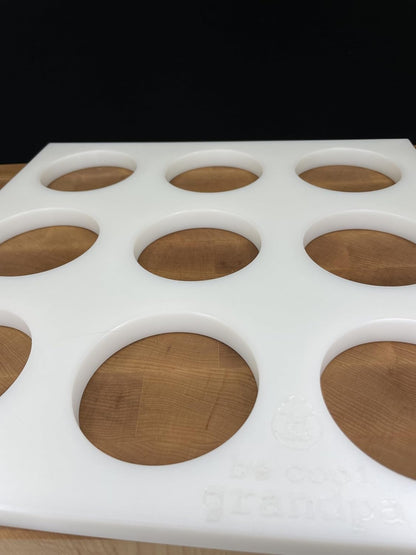 Be Cool - Burger Patty Board - 6 Hole