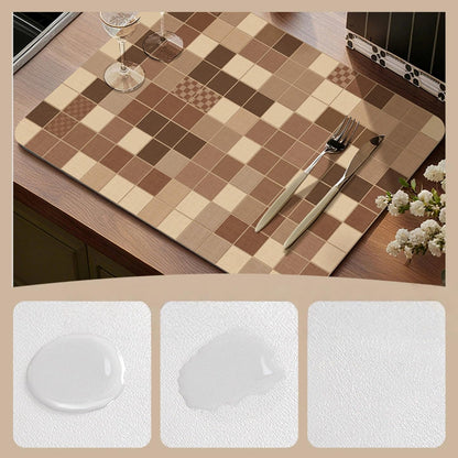 23.62” x 15.75” Non-Adhesive Mulitcolor Non-Slip Cutting Board Mat, Multi-Purpose Chopping Boards Pad for Chefs & Home Cooks Kitchen (Green)