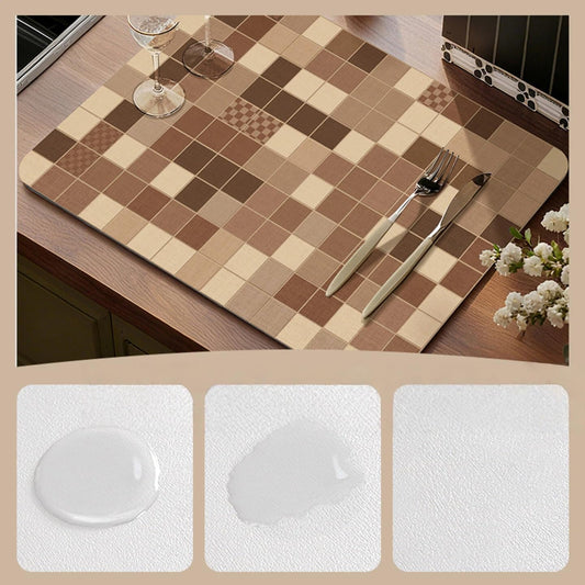23.62” x 15.75” Non-Adhesive Mulitcolor Non-Slip Cutting Board Mat, Multi-Purpose Chopping Boards Pad for Chefs & Home Cooks Kitchen (Green)