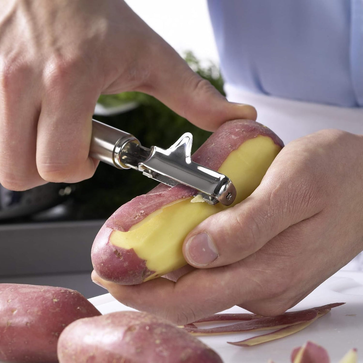Rosle Stainless Steel Tomato & Kiwi Peeler, 7.9-inch