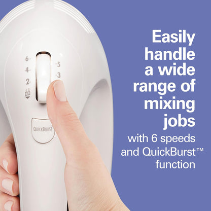 Hamilton Beach 6-Speed Electric Hand Mixer With Easy Clean Beaters