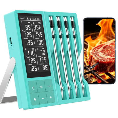 800FT Wireless Meat Thermometer Digital for Grill Smoker BBQ