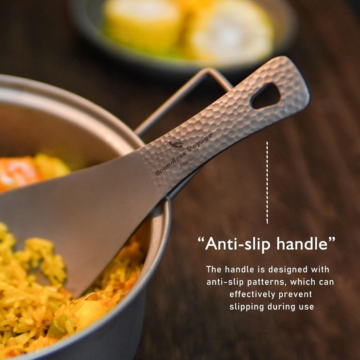 Boundless Voyage Titanium Spatula Rice Shovel Thickened 1079T