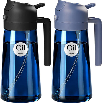 YARRAMATE 16oz/470ml Light-Blocking Dark Oil Sprayer for Cooking (Black)