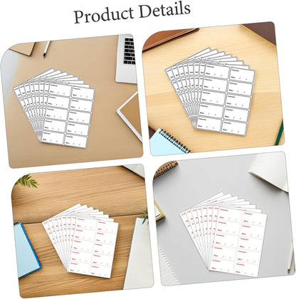 Kichvoe Waterproof Food Date Stickers and Freezer Labels 400pcs Removable PVC Food Storage Labels for Refrigerator and Kitchen Organization for Meal Prep and Restaurant Use