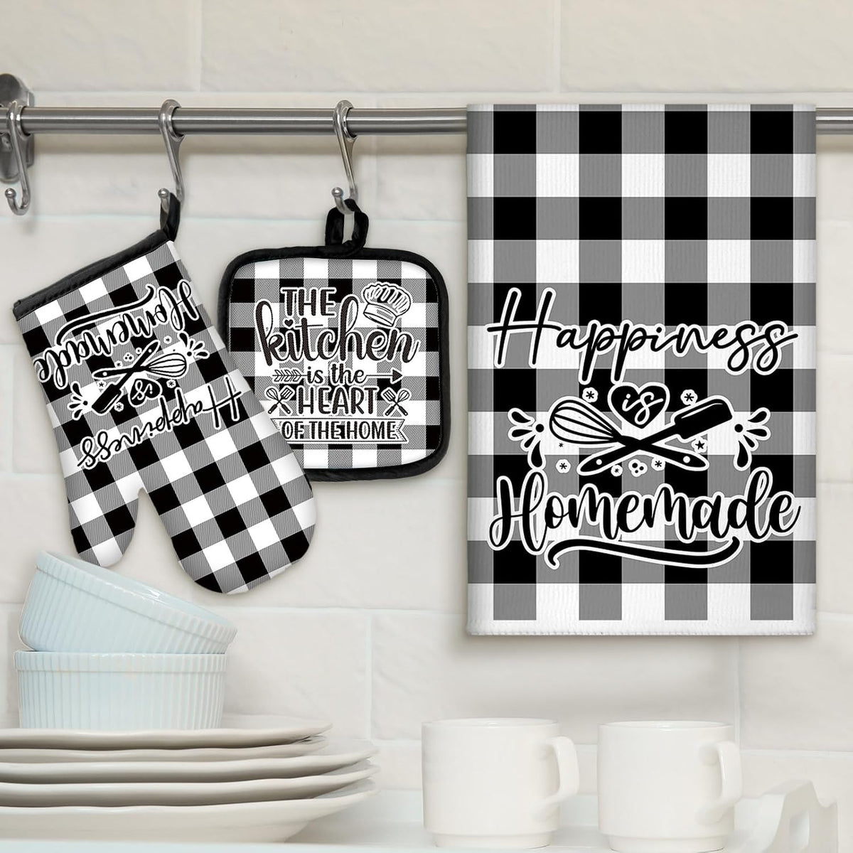 Sratte 6 Pcs Farmhouse Kitchen Decor Accessories Set
