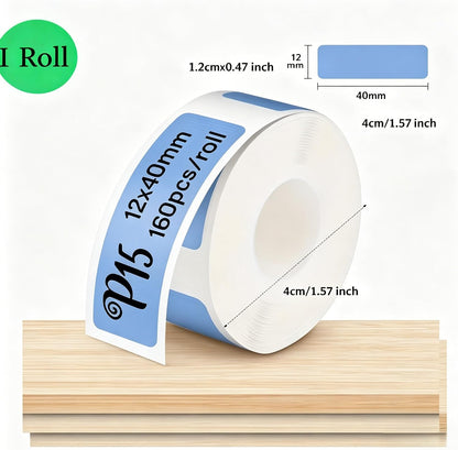 100-Pack Removable Freezer Labels, Waterproof Food Storage Stickers for Date & Contents Marking - Colors A