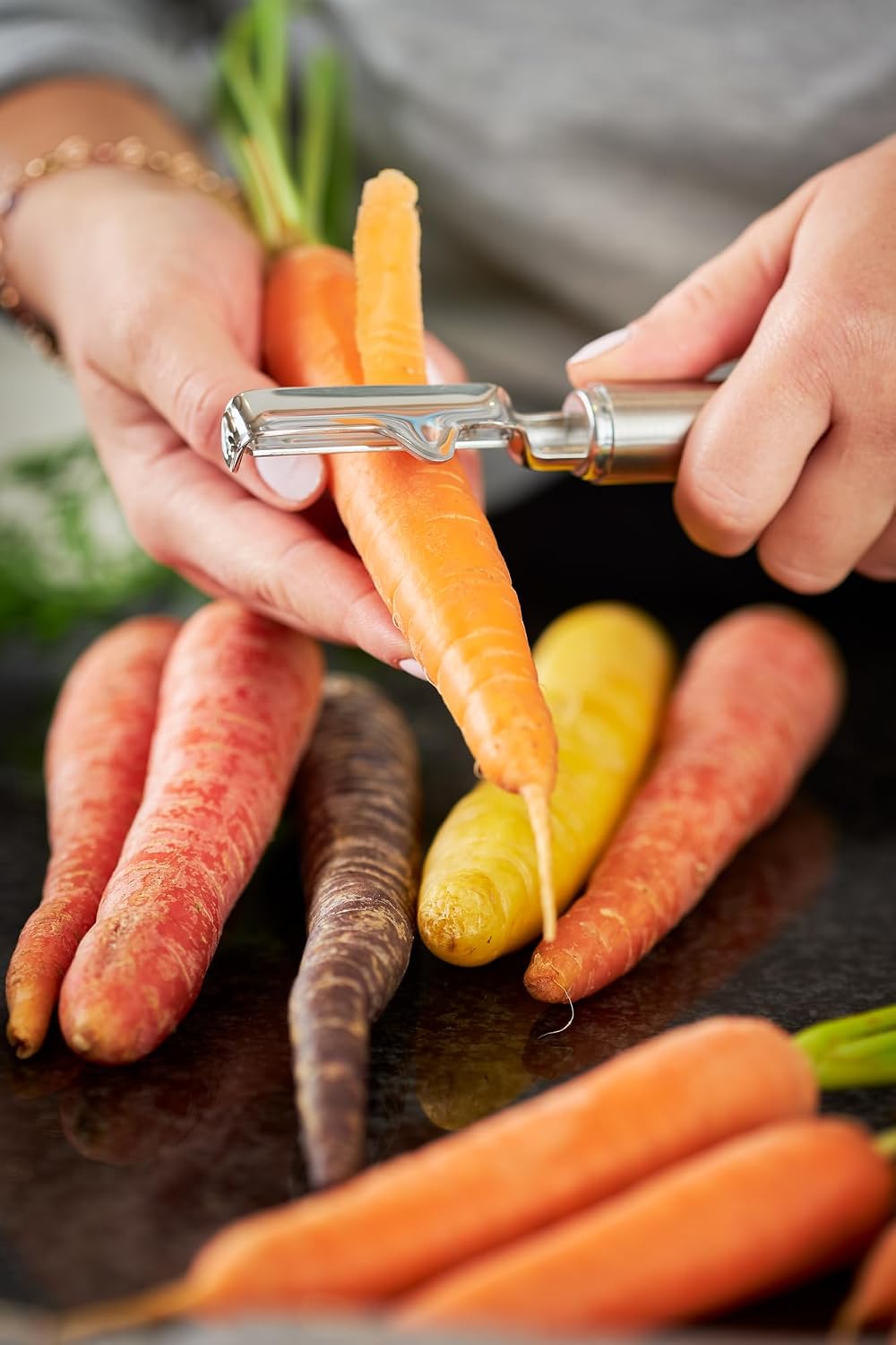Rosle Stainless Steel Tomato & Kiwi Peeler, 7.9-inch