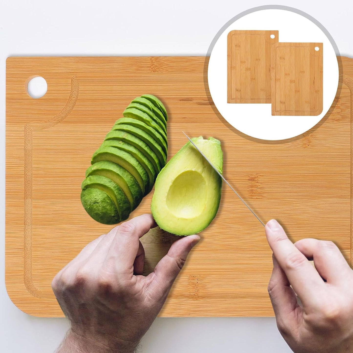 BESPORTBLE 2pcs Cutting Boards Non-slip Kneading and Chopping Mats for Kitchen Fruit Meat Vegetable Food Safe Boards