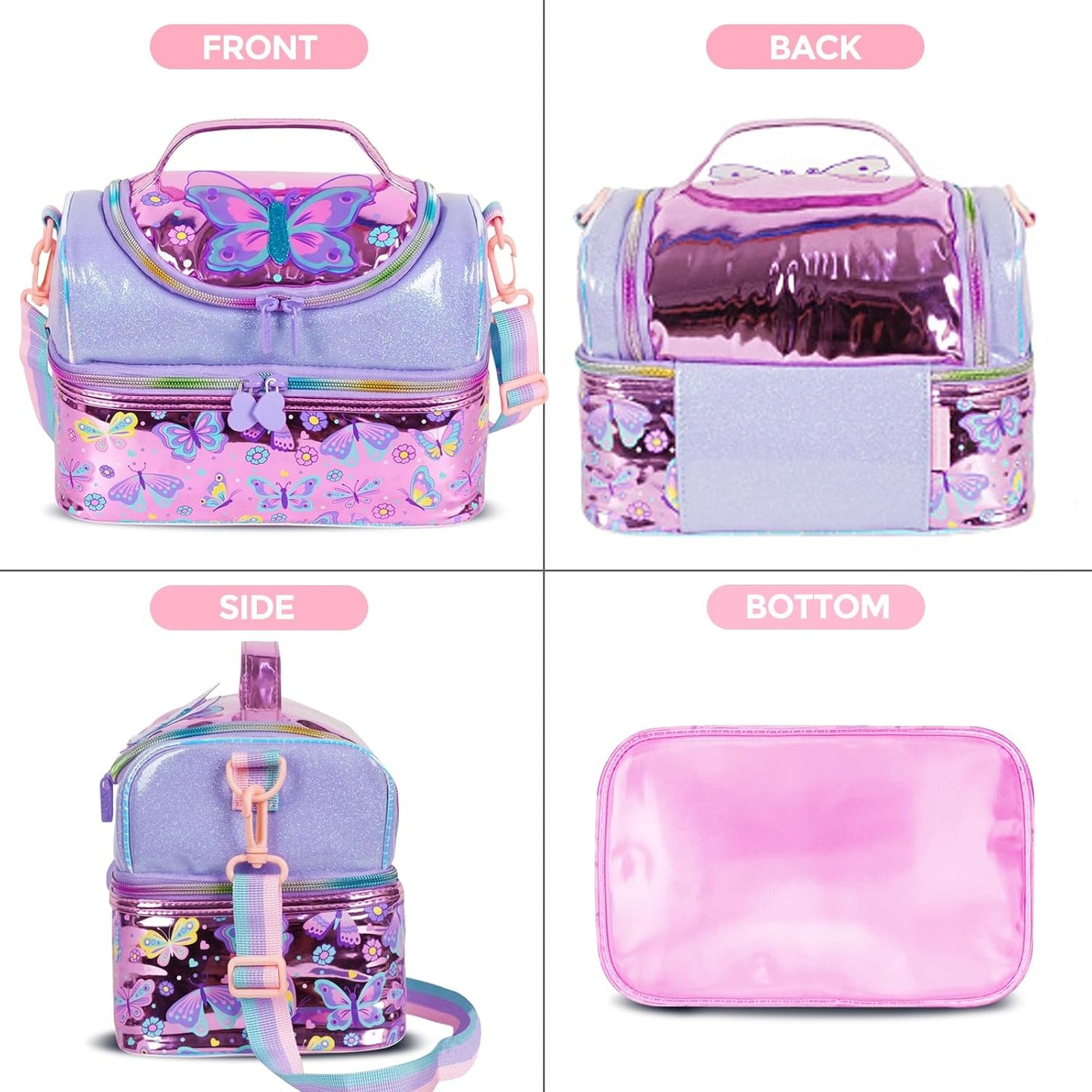 RLGPBON Lunch Bag Kids,Boys Lunch Box,Space Lunch Bag Toddler Teen Boys,School Daycare Cute Travel bags