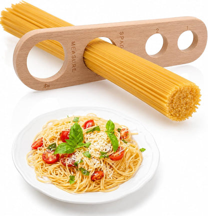 Wood Pasta Measuring Tool for Home Cooks & Pasta Lovers