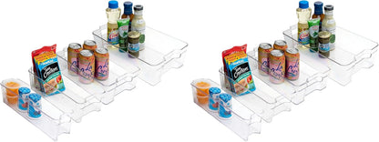 Dial Industries, Inc.Fridge, Kitchen Pantry Stackable Organizer Bins, Set of 4, Assorted Sizes