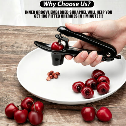 Cherry Pitter - Makmzoon Multi Cherries Corer Stainless Steel Pitter Tool Making Cherry Jam - 7 Cherries