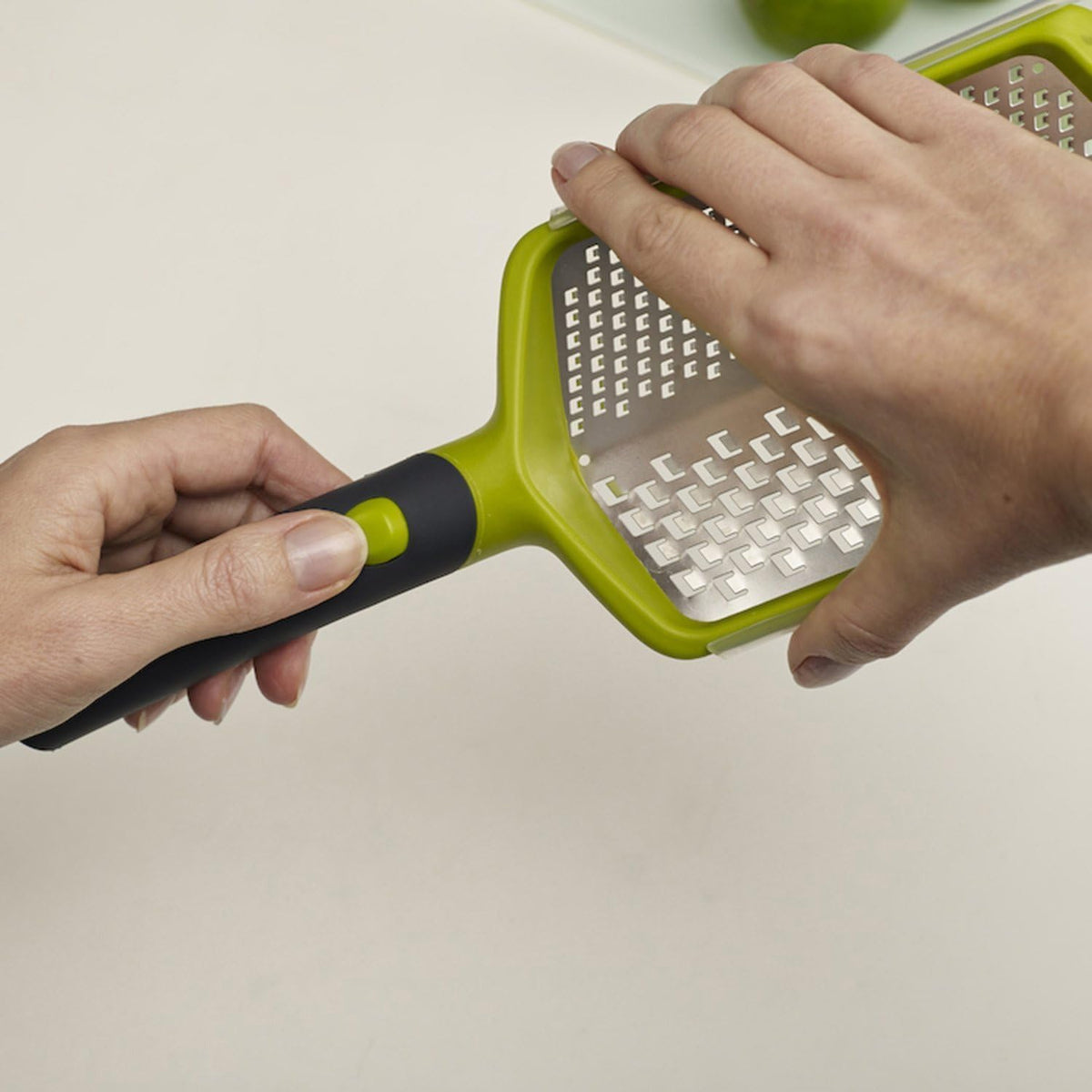 Joseph Joseph 2-in-1 Mini Grater & Slicer – Compact Kitchen Tool with Sharp Stainless Steel Blades