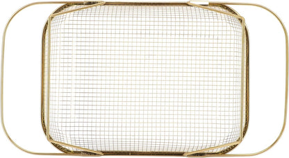 Over the Sink Colander Strainer, Stainless Steel Colander Strainer Basket, Fine Mesh Basket for Home Kitchen(13L x 10W x 3H in)