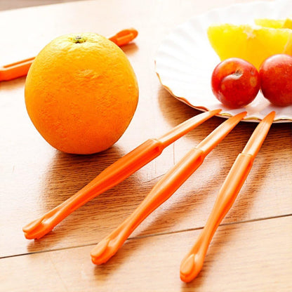 Orange Citrus Peelers, Cosmer Set of 15 Plastic Easy Slicer Cutter Peeler Remover Opener Kitchen Accessories Knife Cooking Tool Kitchen Gadgets (Set A)