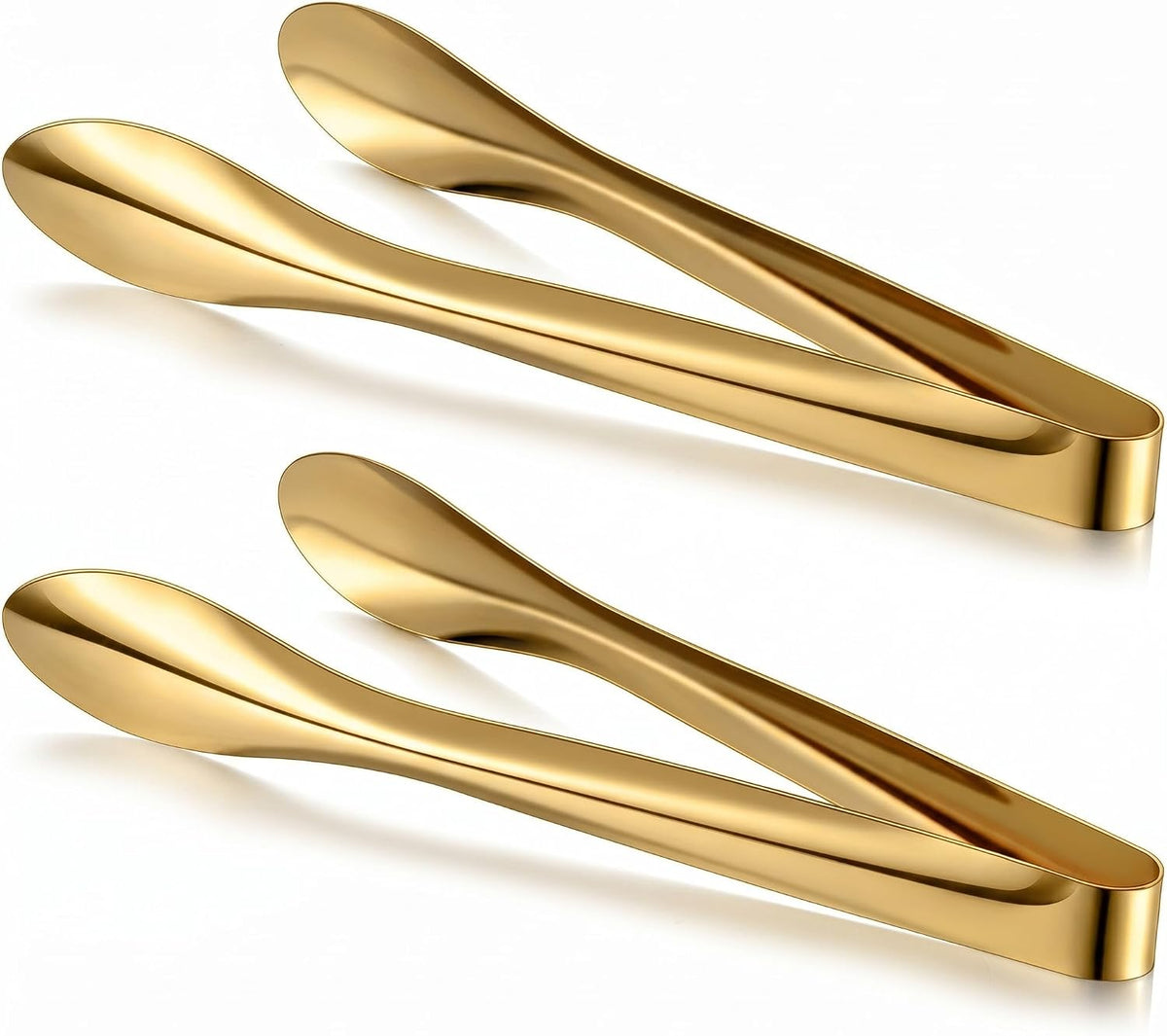Silver Polished Serving Tongs 9 Inch