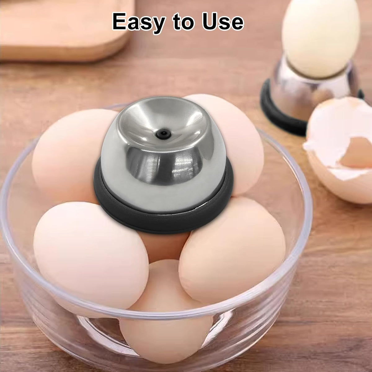 Black Egg Piercer, Stainless Steel Egg Poker