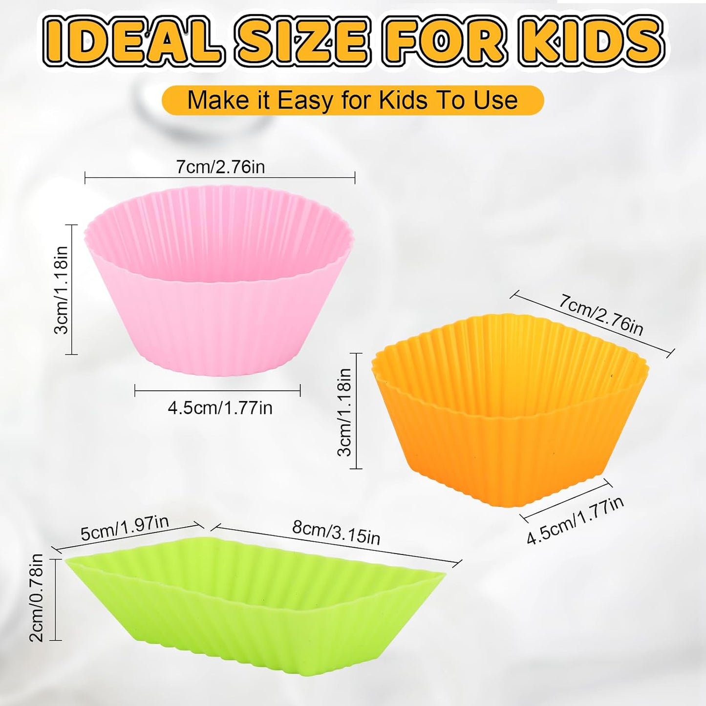 Axlksia 80 Pcs Silicone Lunch Box Dividers Set, Reusable Cupcake Liners for Baking, Colorful Lunch Bento Box Accessories with Cute Animal Food Picks (20 Cupcake Liners + 60 Animal Picks)