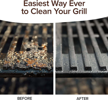 Bull Shot BBQ MAX Pro Super-Concentrated Foaming Grill Cleaner, AS SEEN ON TV, Made in USA, Shake, Point & Spray, Emulsifies Grease & Char on Grills, Stove Burners, Drip Pans & More