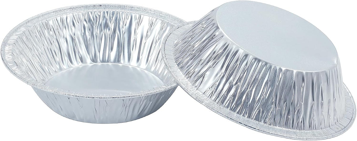 Waytiffer (Pie Pans 5 inch,Mini Pie Tins HEAVY-DUTY Disposable Aluminum Foil Tart,pie Pans for Baking Personal Mini Pies, Easily Stack & Store, Freeze & Reheat