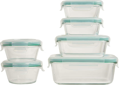 OXO Good Grips 4-Piece Smart Seal Leakproof Mini Glass AirtightContainer Set