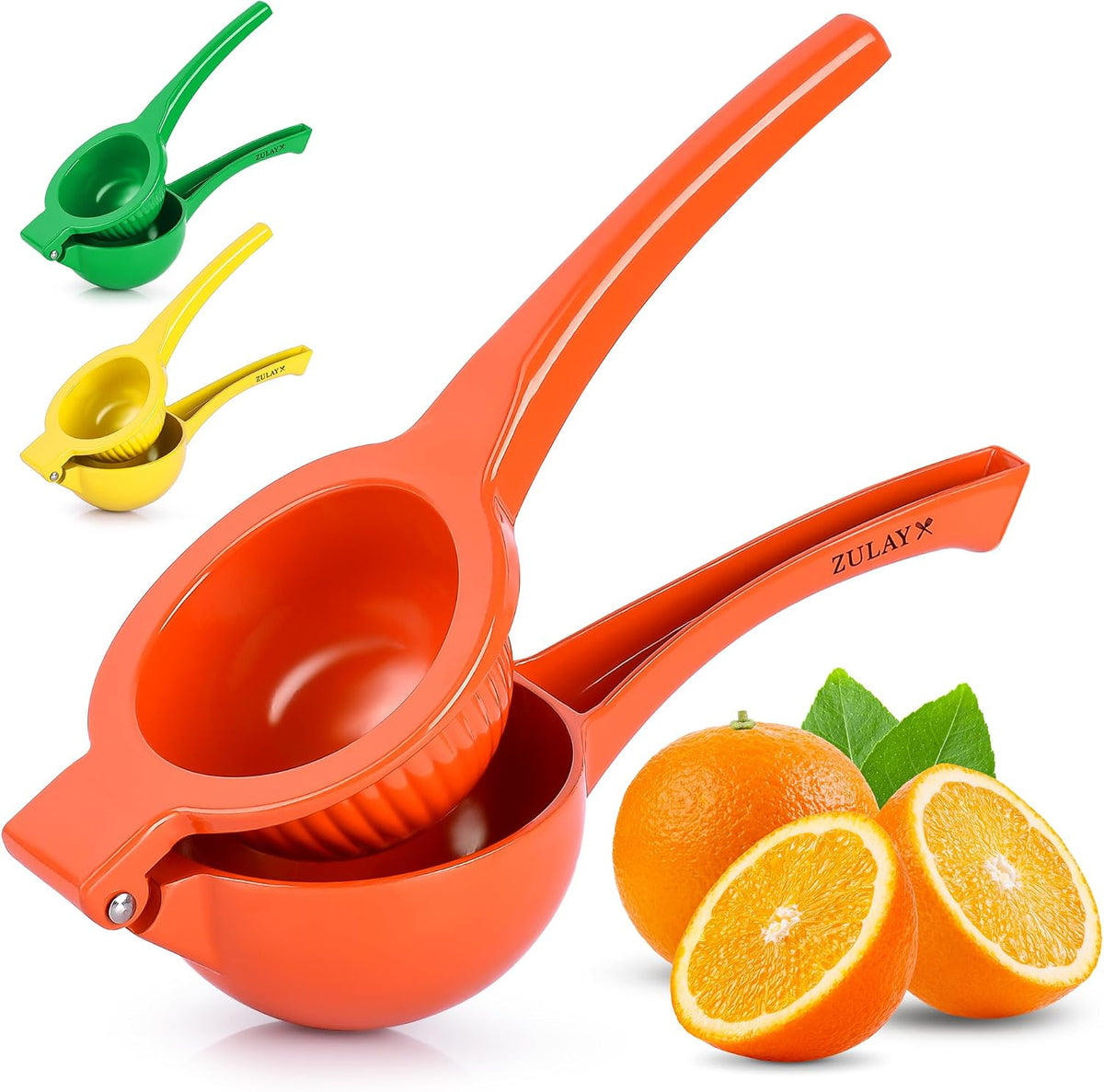 Zulay Kitchen Metal Orange Squeezer