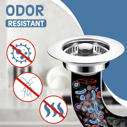 TGOSOMT Kitchen Sink Drain Strainer Stopper