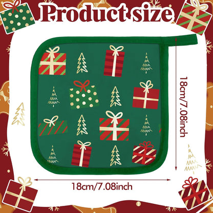 Bencailor 12 Pcs Christmas Wildflower Pot Holders with Pocket