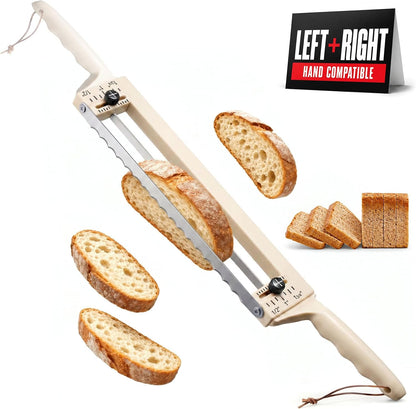 Adjustable Bread Knife, Ambidextrous Design Bread Slicer for Homemade Bread