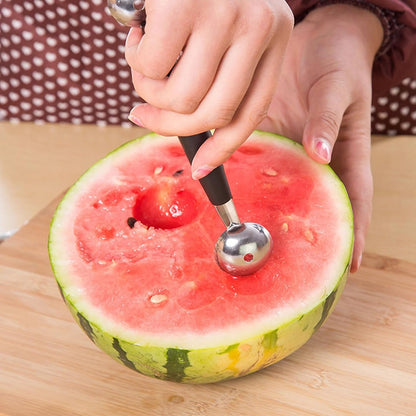 Double Headed Melon Baller, Stainless Steel Melon Baller Scoop