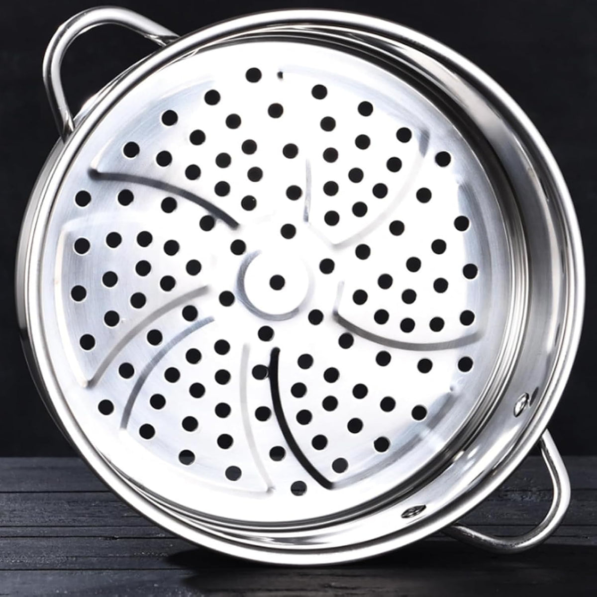 Stainless Steel Dumpling Steamer Basket,Insert for Pot Cooking(9.44INCH）