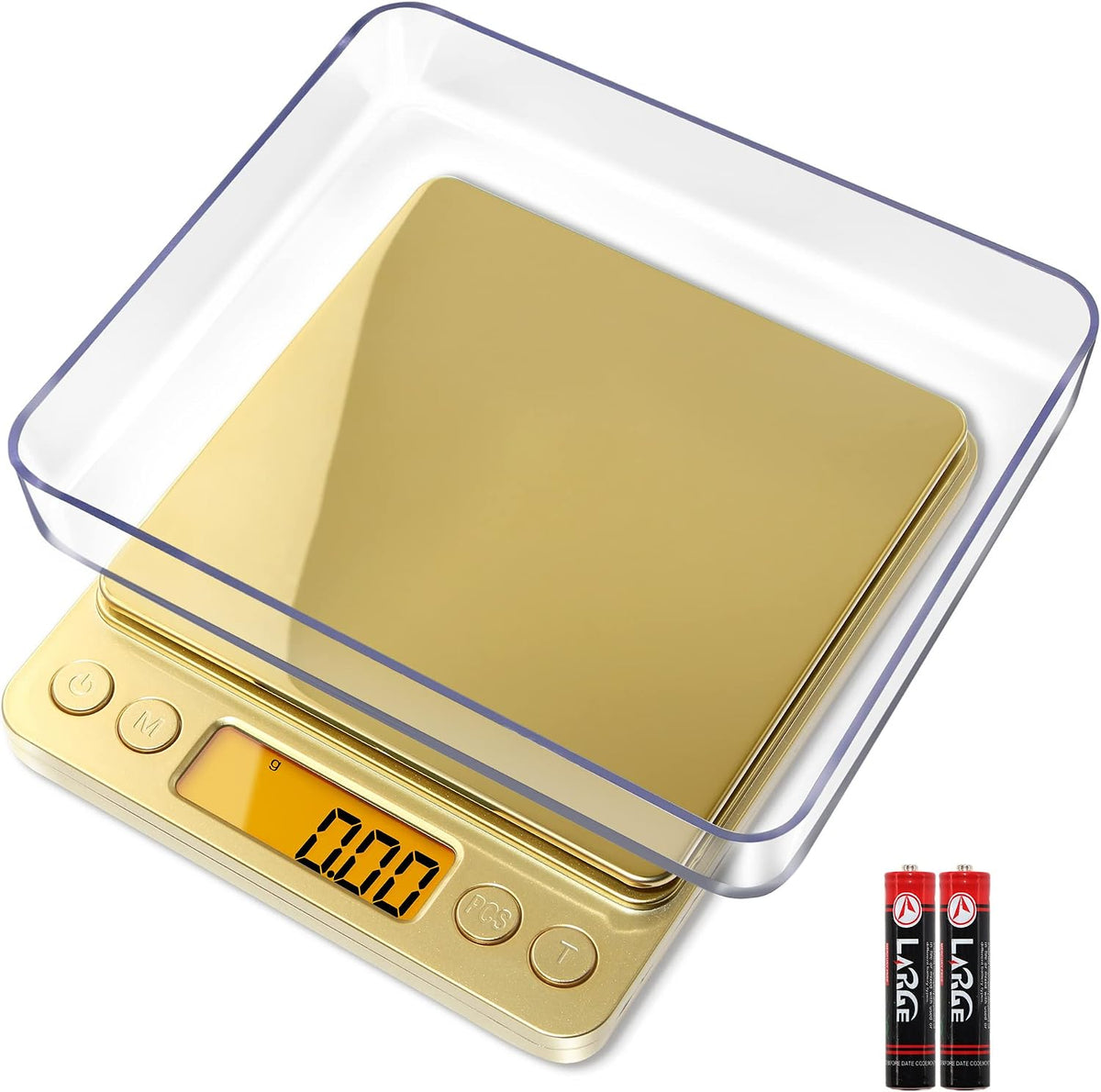 Fuzion Digital Gram Scale .01 Gram Accuracy, 500g Small Jewelry Scale