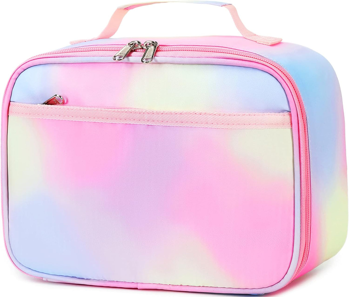 CAMTOP Kids Lunch Box Boys Girls Insulated Lunch Cooler Bag Reusable Lunch Tote Kit for School Travel (094 Tie Dye)