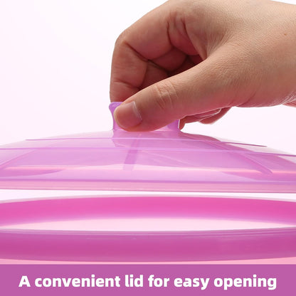 Silicone Microwave Steamer Collapsible Cooker for Vegetables Fish Prep Meal