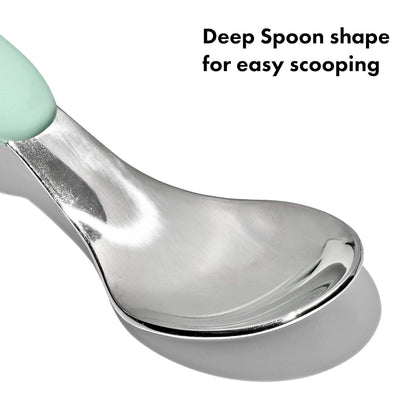 OXO Tot On-The-Go Fork and Spoon Set - Dusk