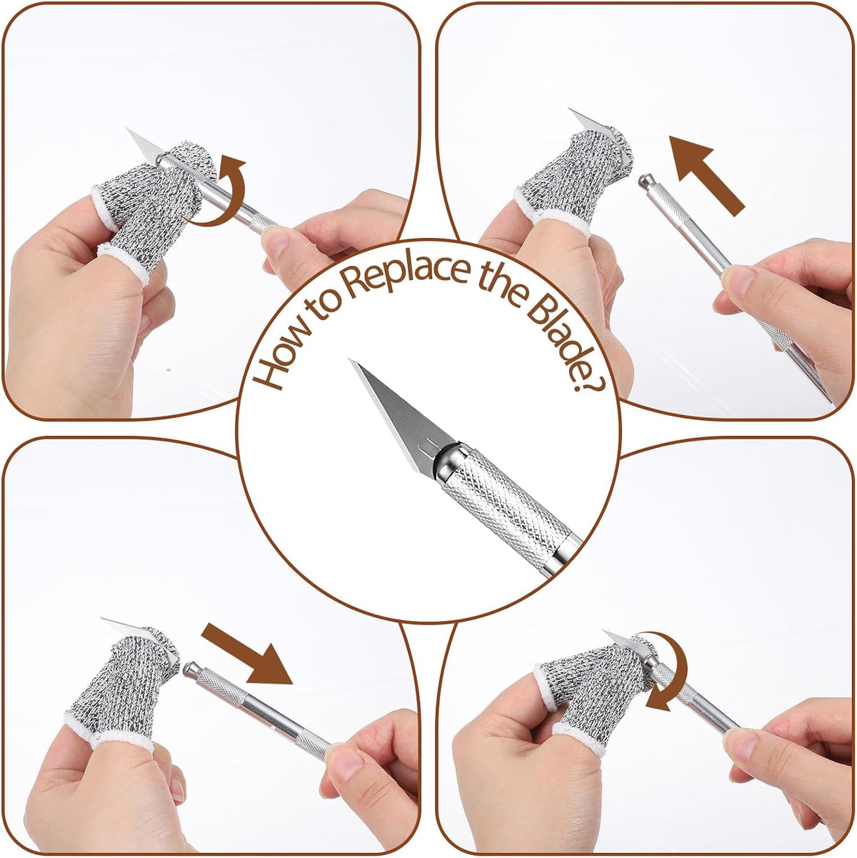 Premium Bread Lame Kit, Professional Sourdough Scoring Tool with 21 Replaceable Blades, 2 Finger Sleeves, Safety Cover Stainless Steel Dough Scoring Knife for Home Baking, Handmade Bread Making