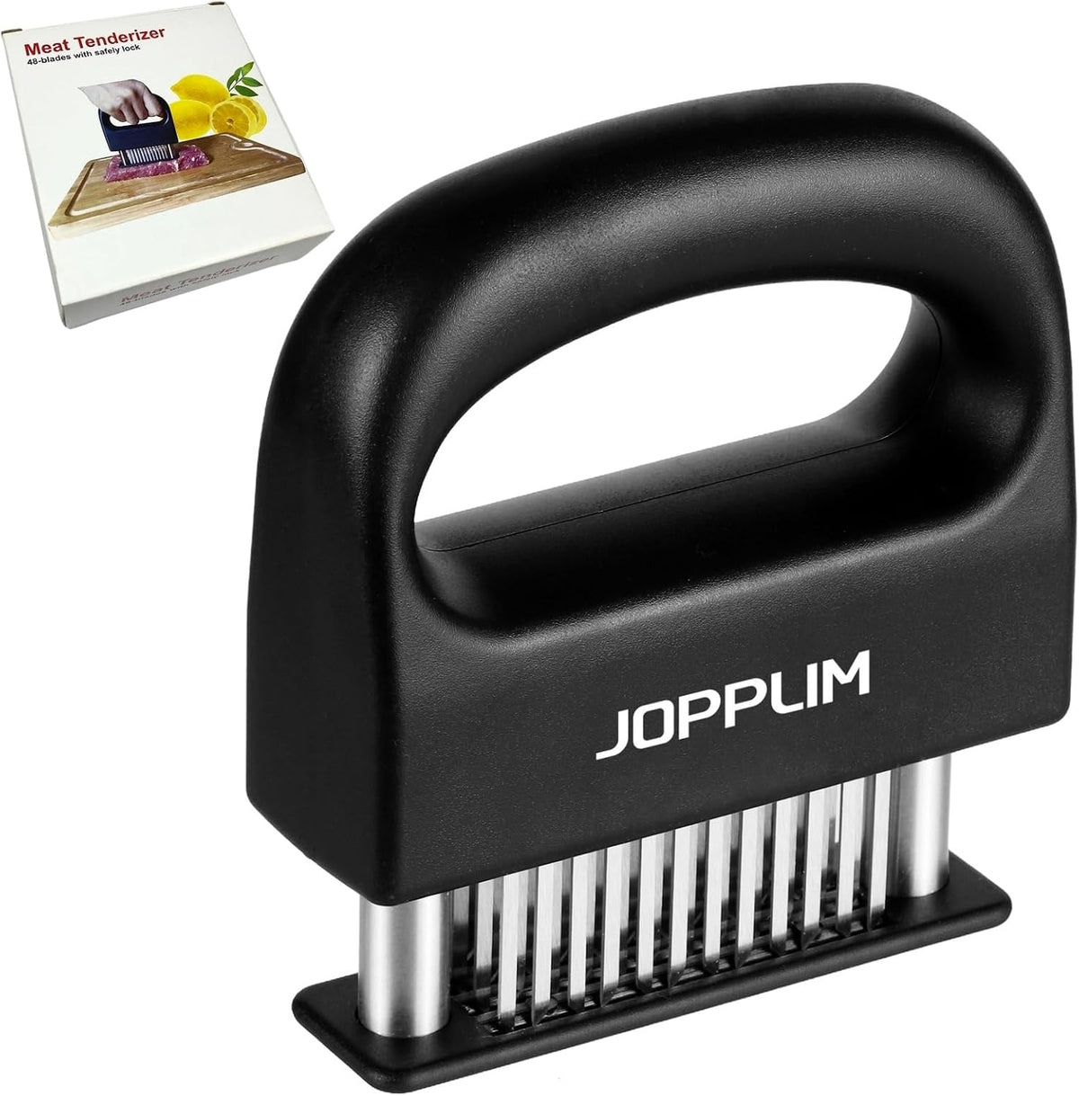 Meat Tenderizer, With 48 Stainless Steel Ultra Sharp Needle Blades