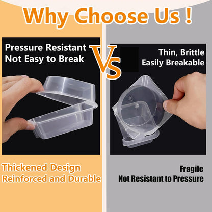 9 OZ Reusable Snack Containers with Lids for Kid & New Snack Containers,Snack Pack Containers ,Small 3 Compartment Condiment Containers,Perfect for Snacks, Condiments, Meals Prep & On-the-Go (20 Sets)