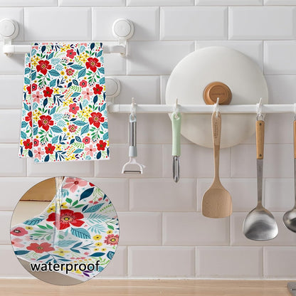 Pioneer Woman Style Insulated Casserole Carrier for Hot or Cold Food, Fits 9x13 Baking Dish,Floral Thermal Lasagna Lugger Tote with Oven Mitts and Pot Holders Set,Gift for Women, Mother's Day.3 PCS
