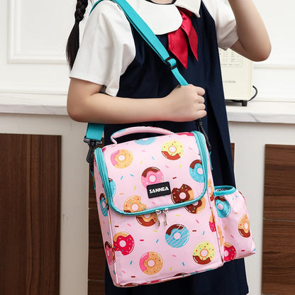 Lunch Bag for Kids Coole Lunch Box Tote for Women Girls Boys Children Student Insulated Bento Bag for School Work Picnic Outdoor Activities