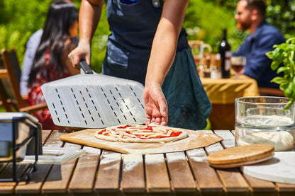 Ooni 12” Bamboo Wood Pizza Peel –12 Inch Pizza Spatula Paddle, Wooden Pizza Cutting Board, Pizza Oven Accessories