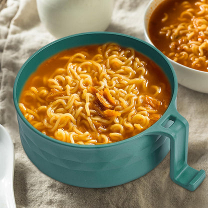 2 Sets 40 oz Microwave Ramen Bowl with Handles, Yellow,Orange