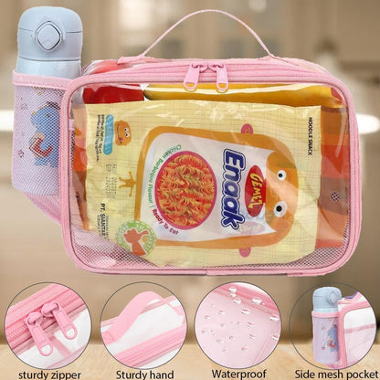 GYEUKHAM Insulated Lunch Box for School, Thermal Reusable Durable Freezable Lunch Bags for Kids Boys Girls Men Women - Small Soft Cooler Portable Lunch Tote Kit for Work Picnic Travel,Black
