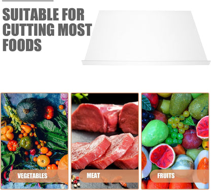 Uonlytech Acrylic Non-slip Cutting Board 16.7x12.8 Inch Large Kitchen Chopping Mat for Fruits Vegetables Bread with 3mm Thickness Countertop Protection